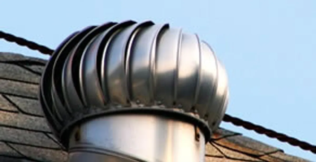 attic fan installation services with professionally installed roof ventilation unit in Cincinnati, OH