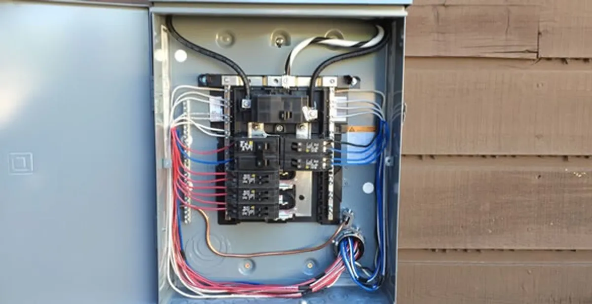 electrical panel upgrade service featuring newly installed electrical panel wired by licensed electricians in Cincinnati, OH