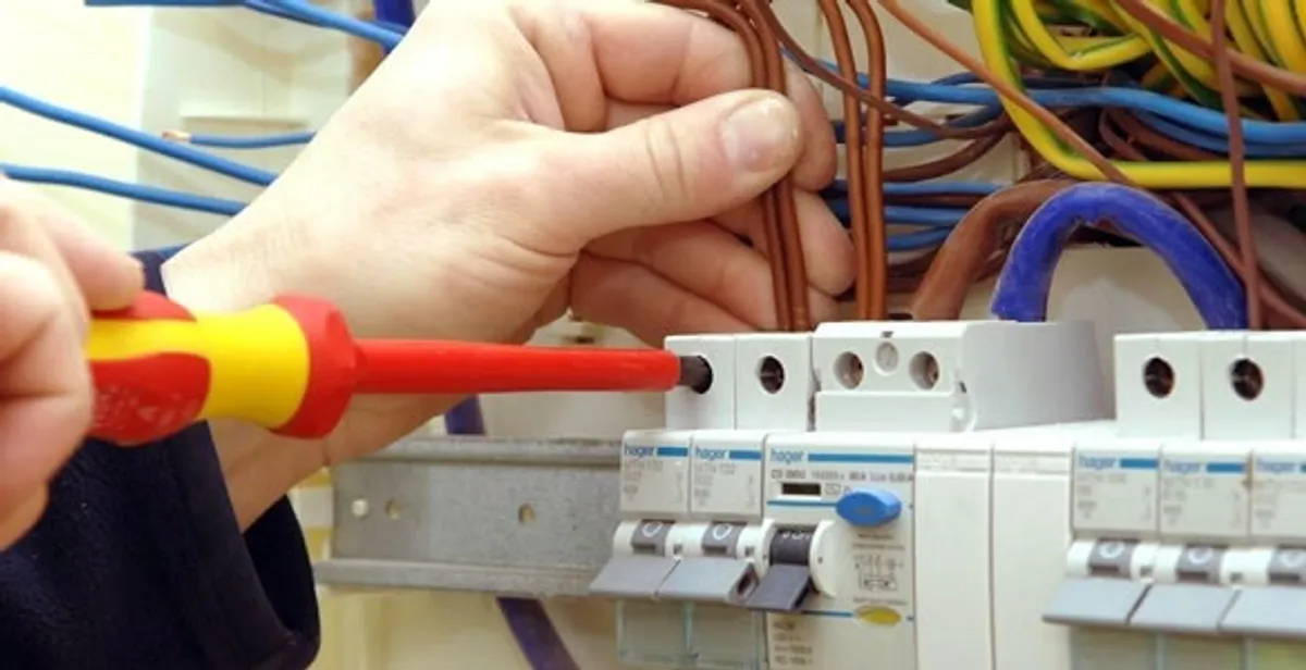 electrician services performing professional electrical panel wiring and connections in Cincinnati, OH