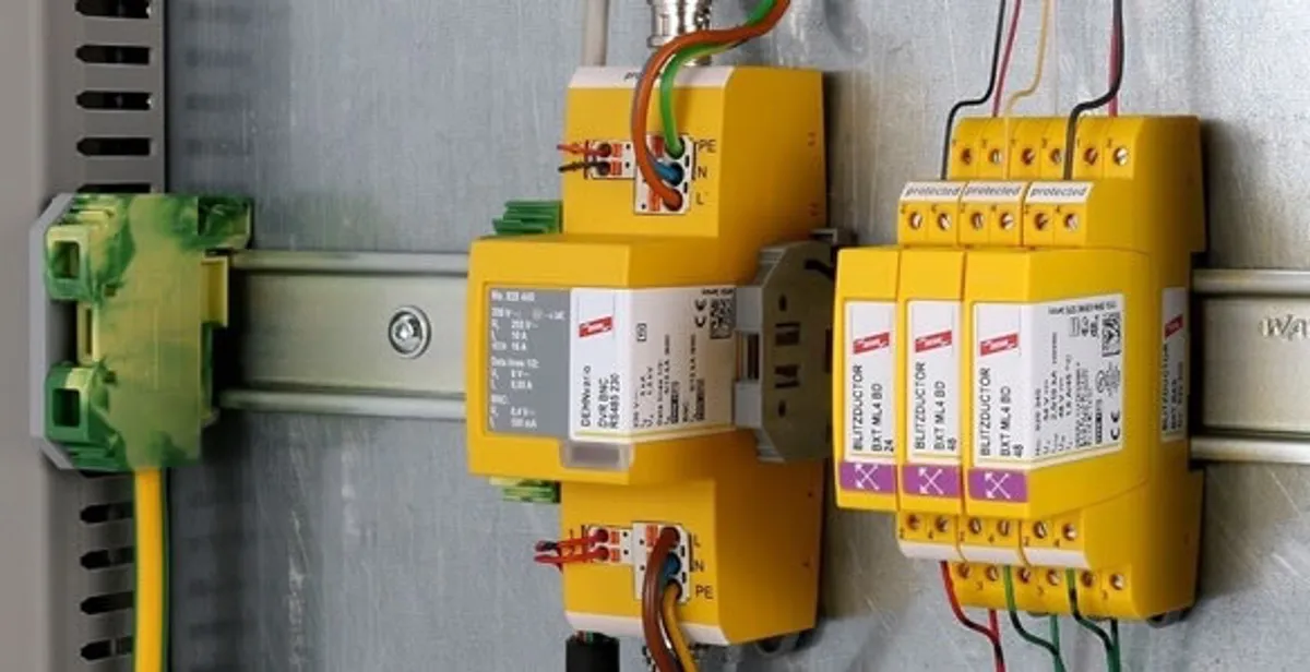 lightning surge protection system with surge suppressors installed by electrical service professionals in Cincinnati, OH